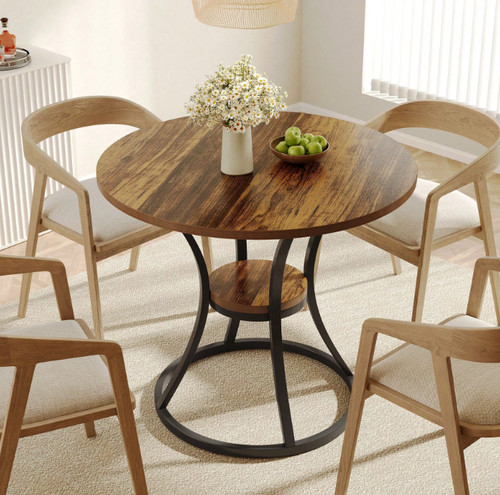 Round dining table for 4 - round,