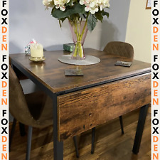 Industrial Drop Leaf Dining