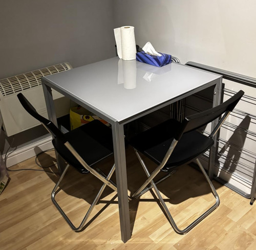 Square dining table small - dining,